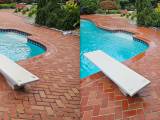 Brick pool deck