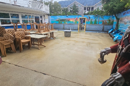 Exterior Cleaning in Seaside Park, NJ - Bum Rogers Crabhouse & Tavern