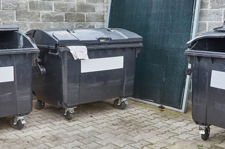 Dumpster Pad Cleaning